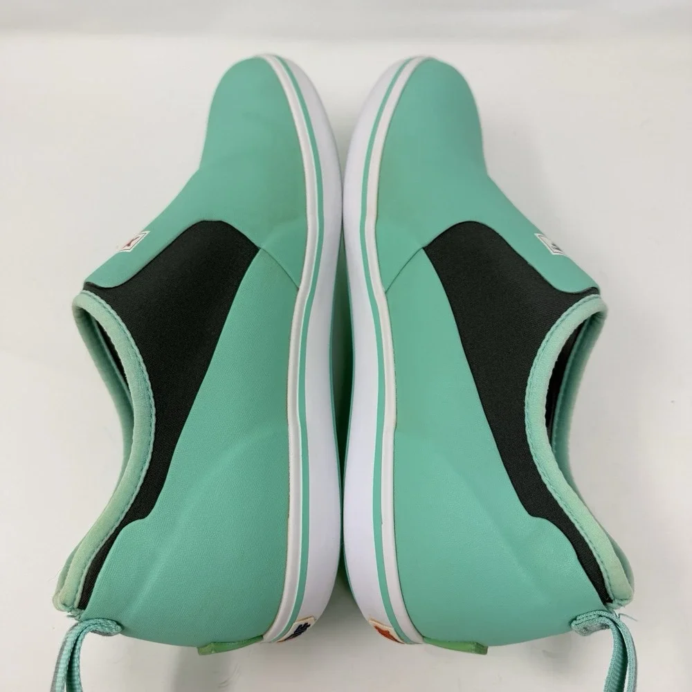 XTRATUF Womens Waterproof Deck Shoes Size 11 Seafoam Rubber Slip On Boat Fishing